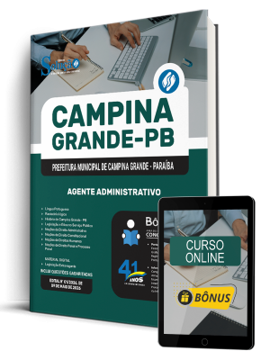 Apostila Prefeitura de Campina Grande - PB 2026 - Agente Administrativo - Imagem 1