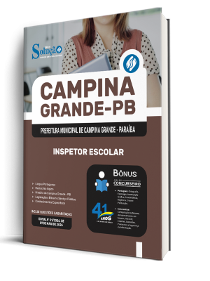 Apostila Prefeitura de Campina Grande - PB 2026 - Inspetor Escolar - Imagem 2