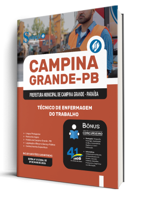 Apostila Prefeitura de Campina Grande - PB 2026 - Técnico de Enfermagem do Trabalho - Imagem 2