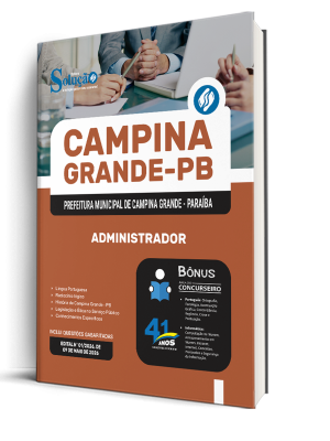 Apostila Prefeitura de Campina Grande - PB 2026 - Administrador - Imagem 2