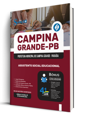 Apostila Prefeitura de Campina Grande - PB 2026 - Assistente Social Educacional - Imagem 2