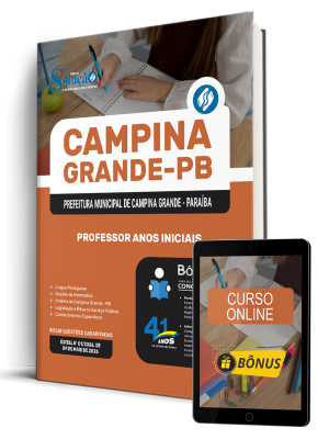 Apostila Prefeitura de Campina Grande - PB 2026 - Professor Anos Iniciais - Imagem 1