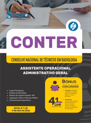 Apostila CONTER 2026 - Assistente Operacional/Administrativo Geral - Imagem 3