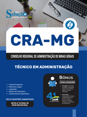 Apostila CRA-MG 2026 - Técnico em Administração - Imagem 3