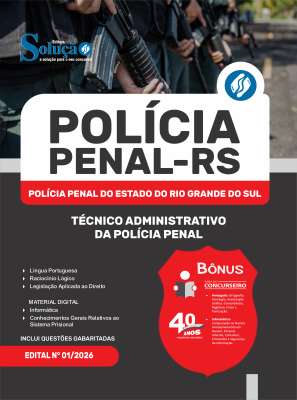 Apostila PP-RS 2026 - Técnico Administrativo da Polícia Penal - Imagem 3