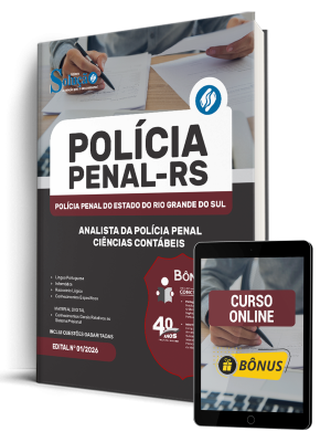 Apostila Polícia Penal-RS 2026 - Analista da Polícia Penal - Ciências Contábeis - Imagem 1