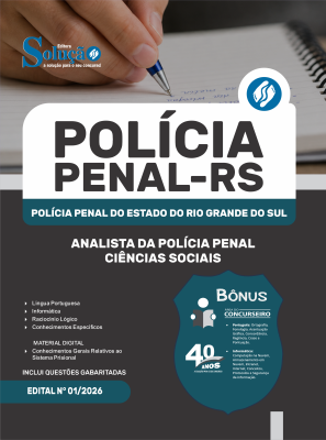 Apostila Polícia Penal-RS 2026 - Analista da Polícia Penal - Ciências Sociais - Imagem 3