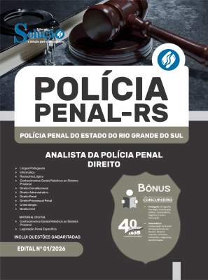 Apostila Polícia Penal-RS 2026 - Analista da Polícia Penal - Direito - Imagem 3