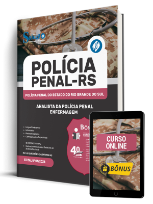 Apostila Polícia Penal-RS 2026 - Analista da Polícia Penal - Enfermagem - Imagem 1