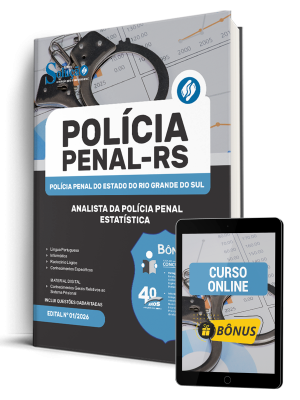 Apostila Polícia Penal-RS 2026 - Analista da Polícia Penal - Estatística - Imagem 1