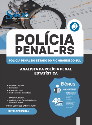 Apostila Polícia Penal-RS 2026 - Analista da Polícia Penal - Estatística - Imagem 3