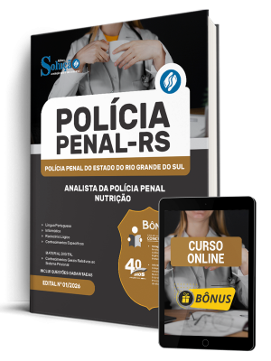 Apostila Polícia Penal-RS 2026 - Analista da Polícia Penal - Nutrição - Imagem 1