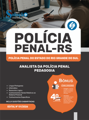 Apostila Polícia Penal-RS 2026 - Analista da Polícia Penal - Pedagogia - Imagem 3