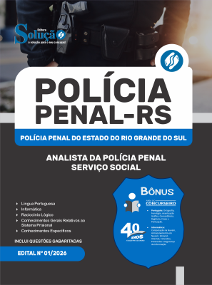 Apostila Polícia Penal-RS 2026 - Analista da Polícia Penal - Serviço Social - Imagem 3