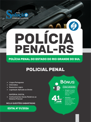 Apostila Polícia Penal-RS 2026 em PDF - Policial Penal - Imagem 1