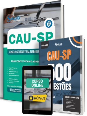 Combo CAU-SP 2026 - Assistente Técnico - Administrativo - Imagem 1