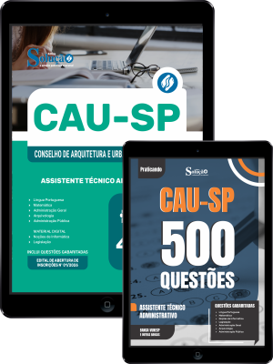 Combo CAU-SP 2026 - Assistente Técnico - Administrativo - Imagem 1