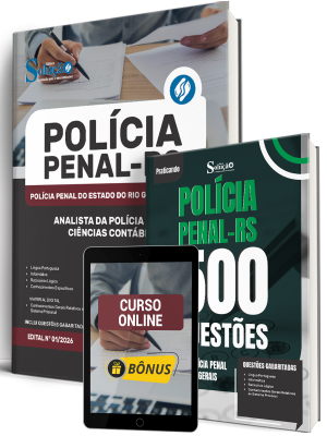 Combo Polícia Penal-RS 2026 - Analista da Polícia Penal - Ciências Contábeis - Imagem 1