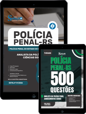 Combo Polícia Penal-RS 2026 - Analista da Polícia Penal - Ciências Sociais - Imagem 1