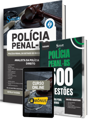 Combo Polícia Penal-RS 2026 - Analista da Polícia Penal - Direito - Imagem 1