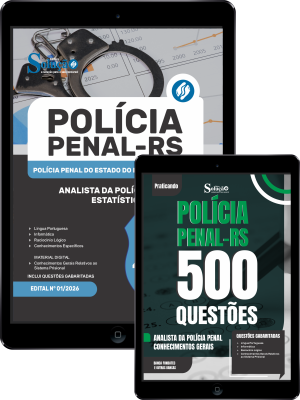 Combo Polícia Penal-RS 2026 - Analista da Polícia Penal - Estatística - Imagem 1