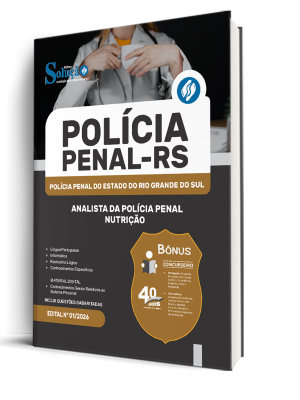 Combo Polícia Penal-RS 2026 - Analista da Polícia Penal - Nutrição - Imagem 2