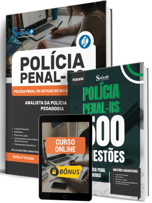 Combo Polícia Penal-RS 2026 - Analista da Polícia Penal - Pedagogia - Imagem 1