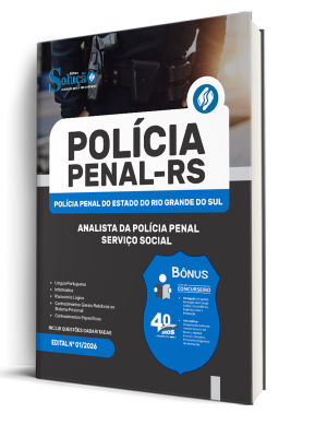 Combo Polícia Penal-RS 2026 - Analista da Polícia Penal - Serviço Social - Imagem 2