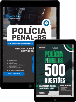Combo Polícia Penal-RS 2026 - Analista da Polícia Penal - Serviço Social - Imagem 1