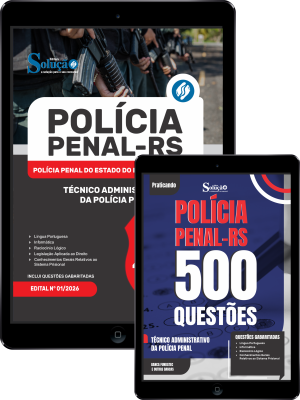 Combo Polícia Penal-RS 2026 - Técnico Administrativo da Polícia Penal - Imagem 1