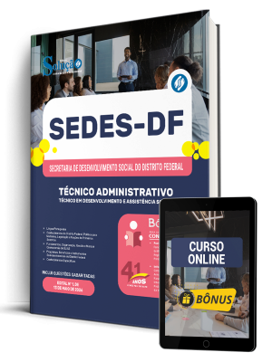 Apostila SEDES-DF 2026 - Técnico Administrativo - Imagem 1