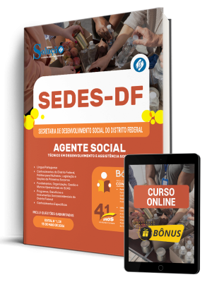 Apostila SEDES-DF 2026 - Técnico em Desenvolvimento e Assistência Social (TDAS) - Agente Social - Imagem 1