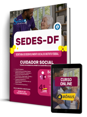 Apostila SEDES-DF 2026 - Técnico em Desenvolvimento e Assistência Social (TDAS) - Cuidador Social - Imagem 1
