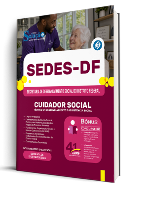 Apostila SEDES-DF 2026 - Técnico em Desenvolvimento e Assistência Social (TDAS) - Cuidador Social - Imagem 2