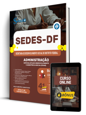 Apostila SEDES-DF 2026 - Especialista em Desenvolvimento e Assistência Social (EDAS) - Administração - Imagem 1