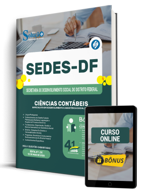 Apostila SEDES-DF 2026 - Especialista em Desenvolvimento e Assistência Social (EDAS) - Ciências Contábeis - Imagem 1