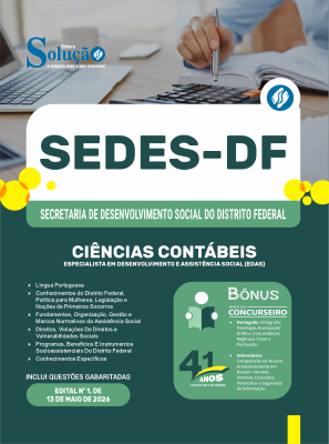 Apostila SEDES-DF 2026 - Especialista em Desenvolvimento e Assistência Social (EDAS) - Ciências Contábeis - Imagem 3