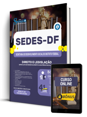 Apostila SEDES-DF 2026 - Especialista em Desenvolvimento e Assistência Social (EDAS) - Direito e Legislação - Imagem 1