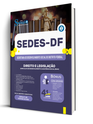 Apostila SEDES-DF 2026 - Especialista em Desenvolvimento e Assistência Social (EDAS) - Direito e Legislação - Imagem 2