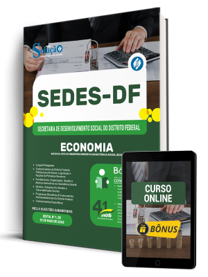 Apostila SEDES-DF 2026 - Especialista em Desenvolvimento e Assistência Social (EDAS) - Economia - Imagem 1