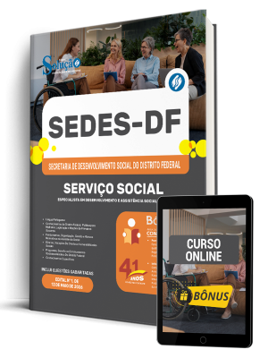 Apostila SEDES-DF 2026 - Especialista em Desenvolvimento e Assistência Social (EDAS) - Serviço Social - Imagem 1