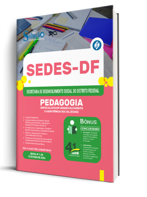 Apostila SEDES-DF 2026 - Especialista em Desenvolvimento e Assistência Social (EDAS) - Pedagogia - Imagem 2