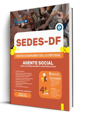 Combo SEDES-DF 2026 - Técnico em Desenvolvimento e Assistência Social (TDAS) - Agente Social - Imagem 2