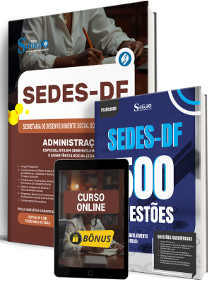 Combo SEDES-DF 2026 - Especialista em Desenvolvimento e Assistência Social (EDAS) - Administração - Imagem 1