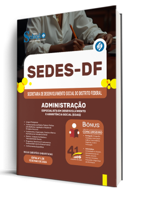 Combo SEDES-DF 2026 - Especialista em Desenvolvimento e Assistência Social (EDAS) - Administração - Imagem 2