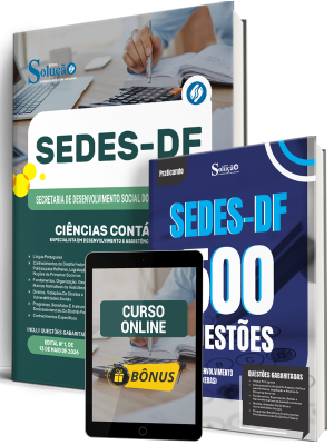 Combo SEDES-DF 2026 - Especialista em Desenvolvimento e Assistência Social (EDAS) - Ciências Contábeis - Imagem 1