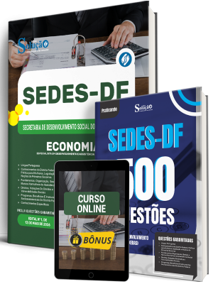 Combo SEDES-DF 2026 - Especialista em Desenvolvimento e Assistência Social (EDAS) - Economia - Imagem 1