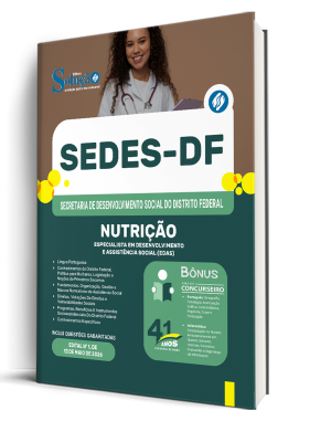 Combo SEDES-DF 2026 - Especialista em Desenvolvimento e Assistência Social (EDAS) - Nutrição - Imagem 2