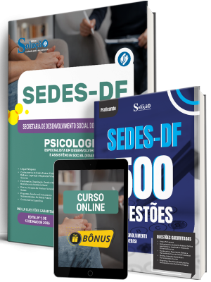 Combo SEDES-DF 2026 - Especialista em Desenvolvimento e Assistência Social (EDAS) - Psicologia - Imagem 1