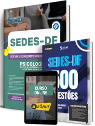 Combo SEDES-DF 2026 - Especialista em Desenvolvimento e Assistência Social (EDAS) - Psicologia